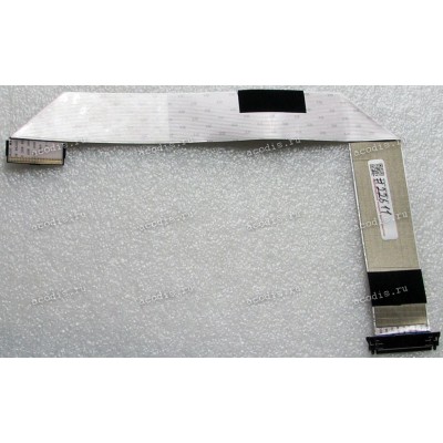 LCD LVDS FFC шлейф мониторный 30 pin обратный, шаг 1.0 mm, длина 360 mm, с замками с двух сторон