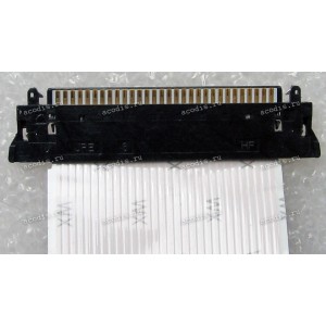 LCD LVDS FFC шлейф мониторный 30 pin обратный, шаг 1.0 mm, длина 360 mm, с замками с двух сторон