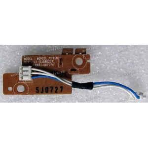 Power Button board & cable Samsung 206BW (p/n SJ060207, BN41-00707A) REV:1.2