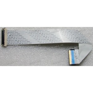 LCD LVDS FFC шлейф мониторный 30 pin обратный, шаг 1.0 mm, длина 240 mm, с замками с двух сторон