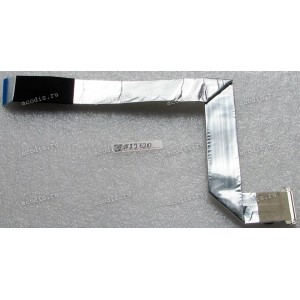 LCD LVDS FFC шлейф мониторный 30 pin обратный, шаг 1.0 mm, длина 500 mm, с замком с одной стороны