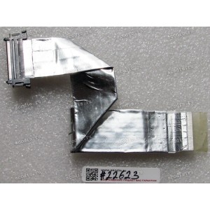 LCD LVDS FFC шлейф мониторный 51 pin обратный, шаг 0.5 mm, длина 195 mm LG LM270WQ2, с замком с одной стороны