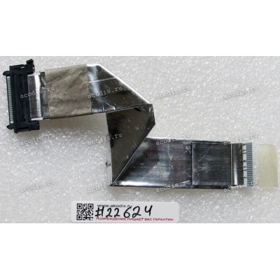 LCD LVDS FFC шлейф мониторный 41 pin обратный, шаг 0.5 mm, длина 175 mm, с замком с одной стороны