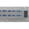 FFC шлейф 6 pin прямой, шаг 1.0 mm, длина 90 mm TouchPad 