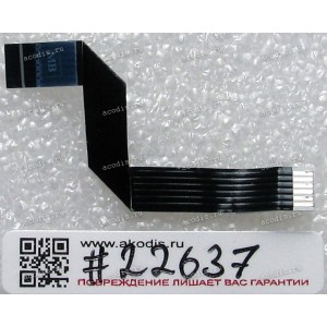 FFC шлейф 6 pin обратный, шаг 1.0 mm, длина 70 mm black