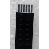 FFC шлейф 6 pin обратный, шаг 1.0 mm, длина 70 mm black
