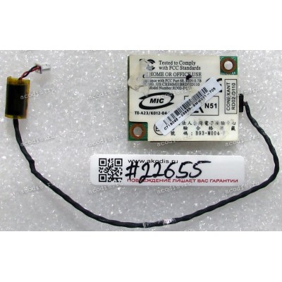 Modem Card Dell 1300, 1501, 1521, 1520, 1525, B130, 6400, PP21L, PP23LA (p/n 3652B-RD02D110)