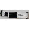 LCD LVDS FFC шлейф мониторный 30 pin обратный, шаг 1.0 mm, длина 183 mm, с замками с двух сторон