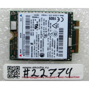 WWAN Mini PCI-E U.FL Ericsson N5321 3G / HSDPA  Lenovo ThinkPad x1 carbon, X230s, X240s, t431s, T440, S540, W540 (p/n: FRU 04W3823, 04W3842) Antenna connector U.FL