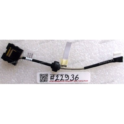 RJ-45 & cable Sony VPC-EA, VPC-EB, PCG-71211V (p/n: 015-0201-1509_A, 418573121) 8 pin, 100 mm