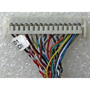LCD LVDS шлейф мониторный 30 pin, длина 360 mm Asus LCD Monitor LS246H, LS248H, LS248H-A, LS248H-C (p/n 14G14B062100)