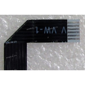 FFC шлейф 6 pin прямой, шаг 1.0 mm, длина 185 mm TouchPad Lenovo IdeaPad Yoga 2 Pro 13 (p/n NBX00019000) black