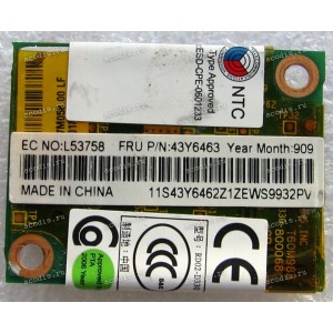 Modem board Conexant RD02-D330 Lenovo ThinkPad T410, T420, W520 (FRU 60Y3207) 