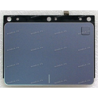 TouchPad Module with fingerprint Asus X411UN (p/n 13NB0GF0AP0201, 04060-01190100, 201617-27220D Rev. B) with holder with dark silver cover