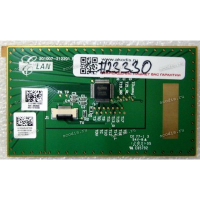 TouchPad board Asus K43E, K43SA, K43SD, K43SJ, K43SM, K43SV, K53E, K53SC, K53SD, K53SJ, K53SK, K53SM, K53SV, K54C, K54HR, K54L, K54LY, K73E, K73SD, K73SJ, K73SM, K73SV, K84C, K84HR, K84L, K84LY, N45SF, N45SL, P43E, P43SJ, P53E, P53SJ, U46E, U46SM, U46SV, 