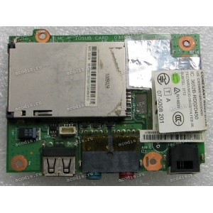 USB & Audio & CardReader & RJ-11 board Lenovo ThinkPad X200, 201 (p/n 55.47Q02.001)