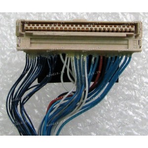 LCD LVDS cable Toshiba Qosmio F30-141 (p/n GDM900001009) 30 pin, шаг 1.0 mm, длина 450 mm