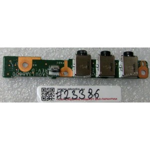 Audio board HP dv7-2000 dv7-3000 dv6-1000 dv6-2000 (p/n: DAUT3AAB6C0, 36UT3UB0020) REV:C