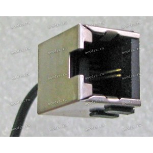 RJ-11 & cable HP Pavilion dv5-1000 (p/n: DD0QT6TH400) 2 pin, 475 mm
