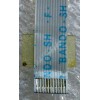 FFC шлейф 12 pin обратный, шаг 0.5 mm, длина 114 mm TouchPad Toshiba Satellite A200, A205 (p/n NBX00004G00)