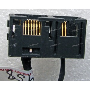RJ-45 & RJ-11 & cable Sony VGN-C1RB (p/n: 073-0001-2611 A) 2 pin, 100 mm; 8 pin, 100 mm