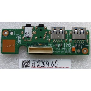 USB & Audio board Asus N76V (p/n: 69N0MHC10E01)