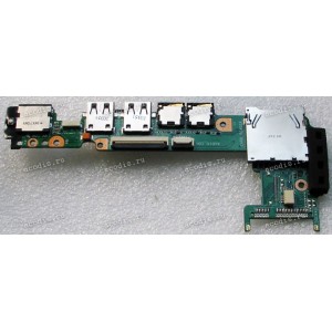 USB & Audio & RJ45 & CardReader board Asus Eee PC 1015PE (p/n 90R-OA29IO1000Q, 60-0A29IO1000-D01)