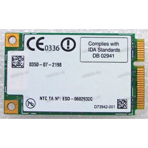 WLAN Mini PCI-E U.FL Intel 4965AG 802.11a/b/g Lenovo ThinkPad T61 (p/n: FRU 42T0875) Antenna connector U.FL