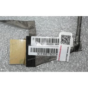 LCD LVDS cable Asus K93S, K93SM, K93SU, K93SV, X93S, X93SM, X93SV (DC02001BK10, 14G221049000) Compal PBL80