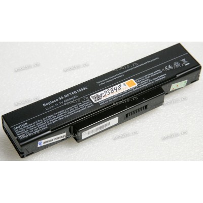 АКБ Asus A9, F2, F3, F7, F96, Pro31Q, S62, S96, X53, Z53, Z9, Z94, Z9400, Z96, Z9600, BenQ Joybook R55, Clevo M660, M661, M665, LG E500, Mitac EL80, MSI MEGABOOK GX600, M1034, M655, M662, M670, M673, M675, M677, VR600 4800mAh (90-NFY6B1000Z) replace