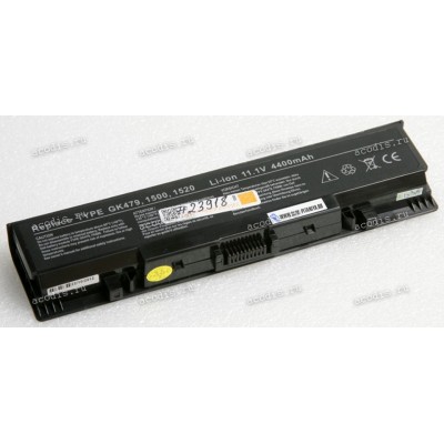 АКБ Dell Inspiron 1520, 1521, 1720, 1721, Vostro 1500, 1700 4400mAh (GK479, 312-0518, 1520, FK890, NR239, GP952, FP282) replace