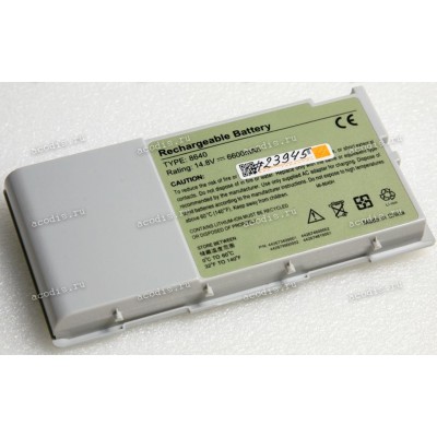 АКБ Mitac MiNote 8630, 8640, Packard Bell EasyNote K5266, K5280, K5283, K5285, K5300, K5303, K5305, K5542, iPower 5000, 5254, 5264, 5305, 5541, 5542, 5641, Winbook M100, M105, M200, M300, M400, iRU Intro 2215 6600mAh, серебристый (8640, 40004852, 44267340