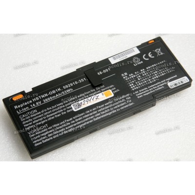 АКБ HP Envy 14 3600mAh/53Wh (593548-001, HSTNN-I80C, HSTNN-OB1K, HSTNN-XB1S, HSTNN-XB1K) replace