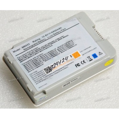 АКБ Apple iBook G3 12 Zoll M7692J/A, M769LL/A, M7698J/A, M7698LL/A, M8403, M8433, M8520J/A, M8520LL/A, M8597J/A, M8597J/C, M8597LL/A, M8597LL/C, M8598J/A, M8599J/A, M8599J/A, M8599LL/A, M8599LL/C, M8600J/A, M8600LL/A, M8602J/A, M8620, M8626, M8758, M8860,