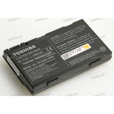 АКБ Toshiba Satellite M30X, M35X, Pro M40X 4300mAh (PA3395U-1BRS, PA3421U-1BRS)