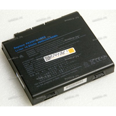 АКБ Toshiba Satellite P10, P15 14,8V 6600mAh 98Wh (PA3367U-1BRS, PA3307U-1BAS ) replace