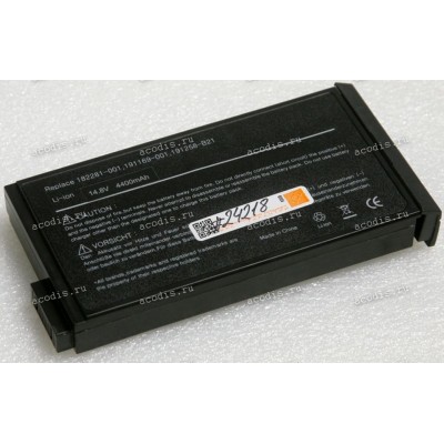 АКБ HP Compaq Evo 160, N800, N1000, Presario 1500, 1700, 2800, 900, Business NC8000, NX5000, NX8000, NC6000 4400mAh (182281-001, 191169-001, 191258-B21, 191259-B21, 192835-001)replace