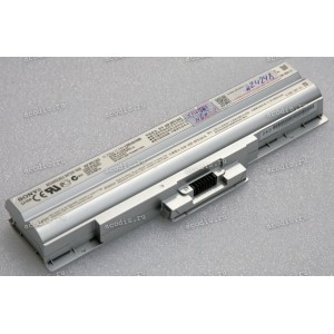 АКБ Sony VGN-AW, BZ, CS, FW, NS, NW, SR, TX, VPC-B, CW, F, F11, M, NS, NW, S11 11,1V 4800mAh/54Wh серебристый NEW original настоящий оригинал с хранения, а не подделка