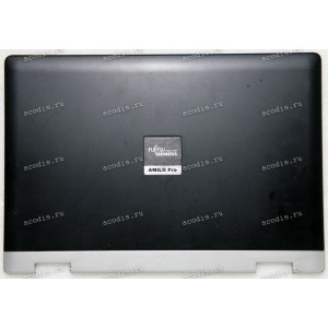 Верхняя крышка Fujitsu Siemens Amilo Pro V3405 чёрная с белой полосой (60.4P304.002)