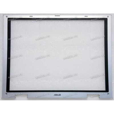 Верх. кр. рамка Asus M6800N серебристая с чёрным кантом (13-N951AP170)