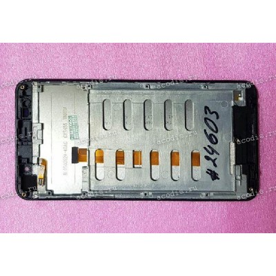 5.0 inch Digma Linx X1 3G, LINX X1 PRO 3G (LCD+тач) темно-синий с рамкой 1280x720 LED  разбор