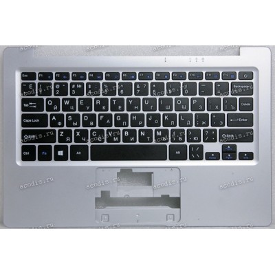 Keyboard Digma EVE 300 ES3004EW, CITI E301 (MB3081003 YXT) + topcase SP08855 (Black/Silver/Matte/RUO)