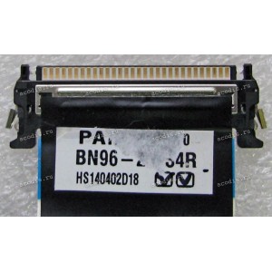 LCD LVDS FFC шлейф мониторный 30 pin обратный, шаг 1.0 mm, длина 260 mm Samsung LS22C45K (p/n BN96-26134R), с замком с одной стороны