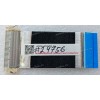LCD LVDS FFC шлейф мониторный 30 pin обратный, шаг 1.0 mm, длина 78 mm, с замком с одной стороны