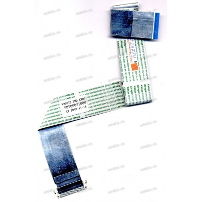 LCD LVDS FFC шлейф мониторный 30 pin обратный, шаг 1.0 mm, длина 443 mm Asus All In One V200IBUK ( p/n 14010-00017400)