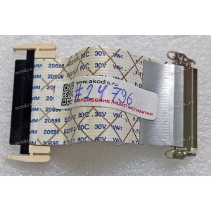 LCD LVDS шлейф мониторный 30 pin, шаг 1.0 mm, длина 80 mm Dell 2209WAf (p/n P20309CRA404903)