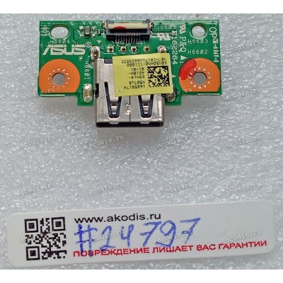 USB board Asus X507UB (p/n 90NB0HN0-R10010) REV 2.0