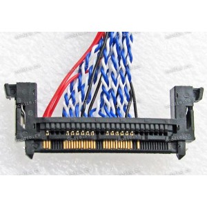 LCD LVDS cable FIR-E51PIN 51 pin 2 Ch 8-bit 1200 mm красный справа Samsung