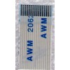 FFC шлейф 16 pin прямой, шаг 0.5 mm, длина 80 mm