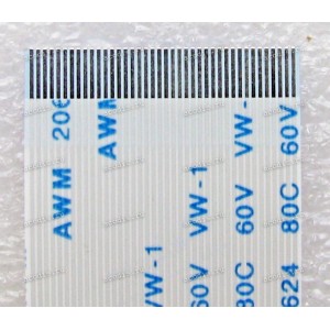 FFC шлейф 40 pin обратный, шаг 0.5 mm, длина 100 mm